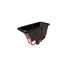 Rubbermaid Rotomolded Tilt Truck 1306 Heavy Duty 1/2 Cubic Yard Black